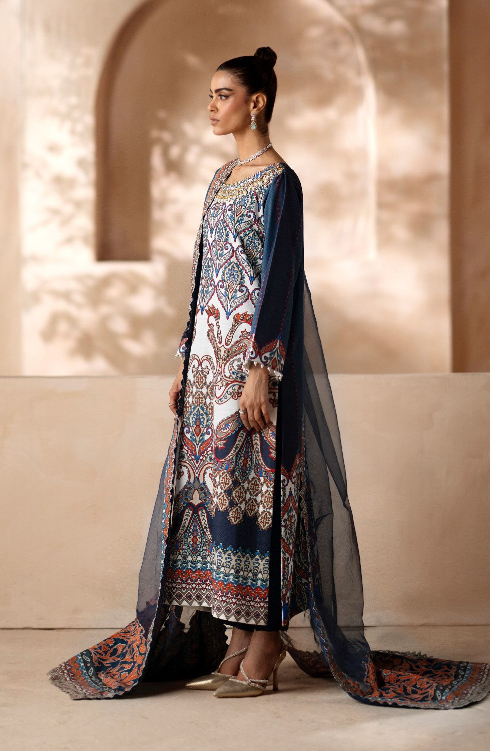 Maryum N Maria | Zeil Winter | CHARVI - MS40098 -  Maryam N Maria Ladies Clothes -  Agha Fabrics