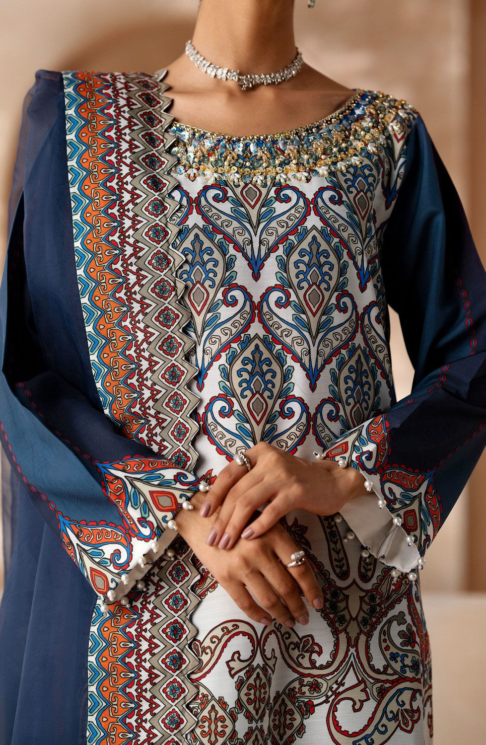 Maryum N Maria | Zeil Winter | CHARVI - MS40098 -  Maryam N Maria Ladies Clothes -  Agha Fabrics