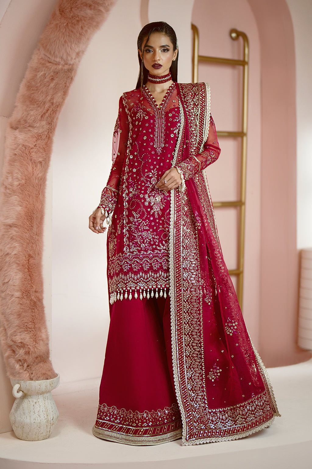 Ayzel | Luminara Wedding Formals | Ruby - Official Ayzel - Agha Fabrics UK