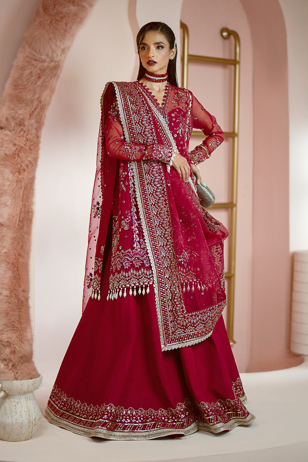 Ayzel | Luminara Wedding Formals | Ruby - Official Ayzel - Agha Fabrics UK