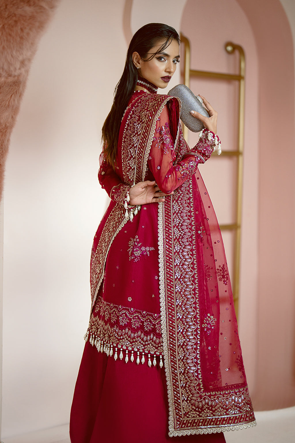 Ayzel | Luminara Wedding Formals | Ruby - Official Ayzel - Agha Fabrics UK