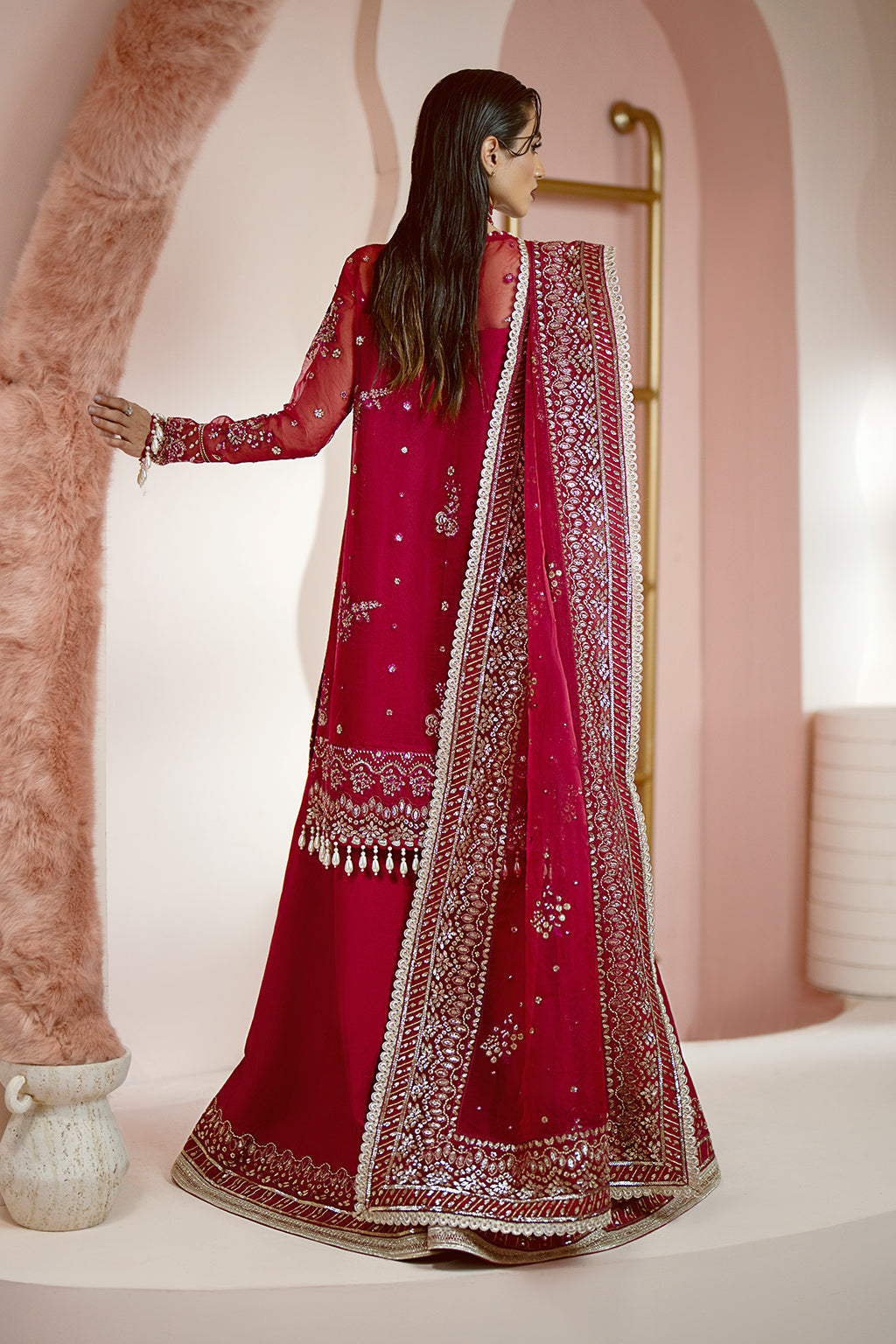 Ayzel | Luminara Wedding Formals | Ruby - Official Ayzel - Agha Fabrics UK