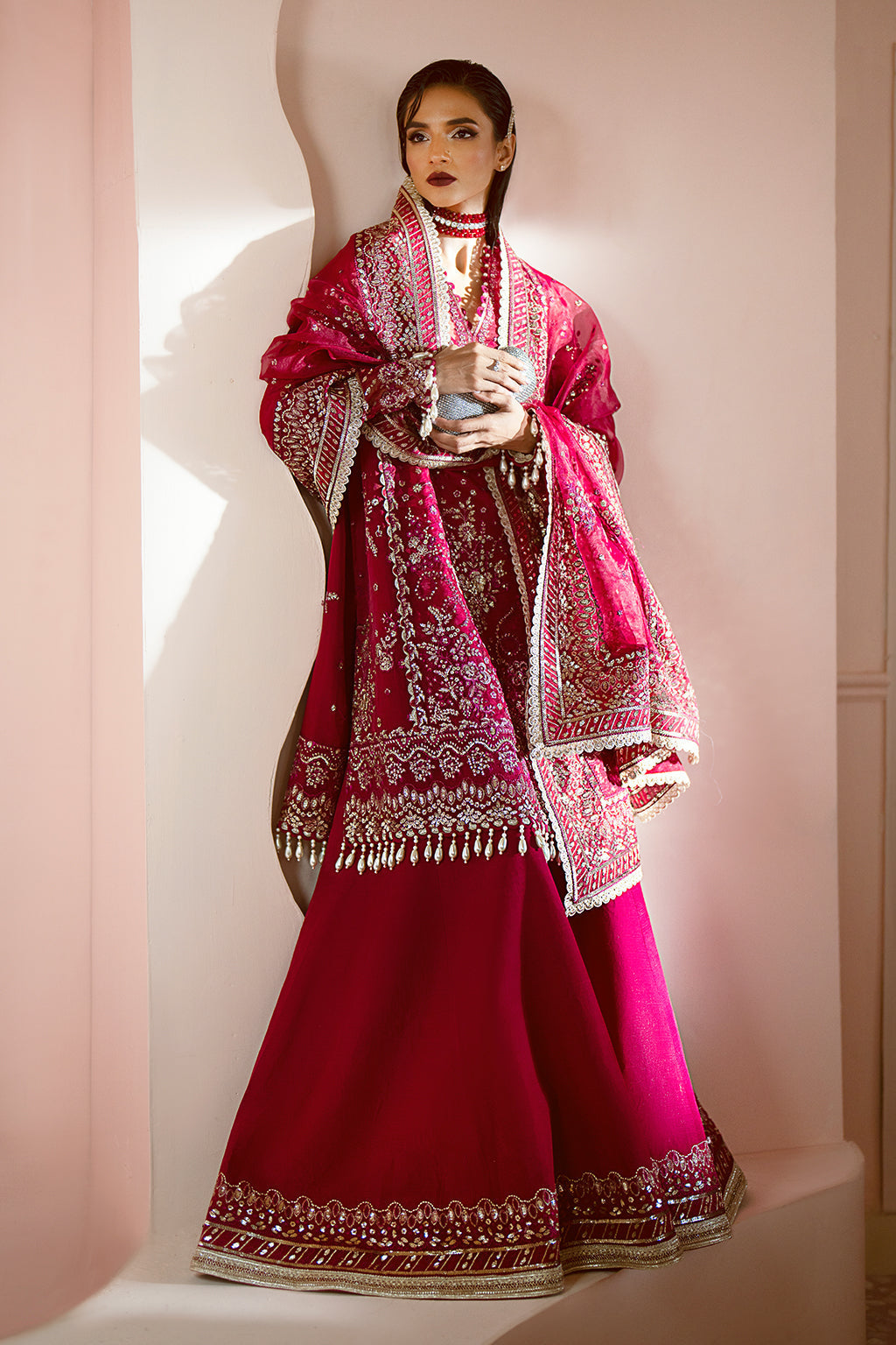 Ayzel | Luminara Wedding Formals | Ruby - Official Ayzel - Agha Fabrics UK