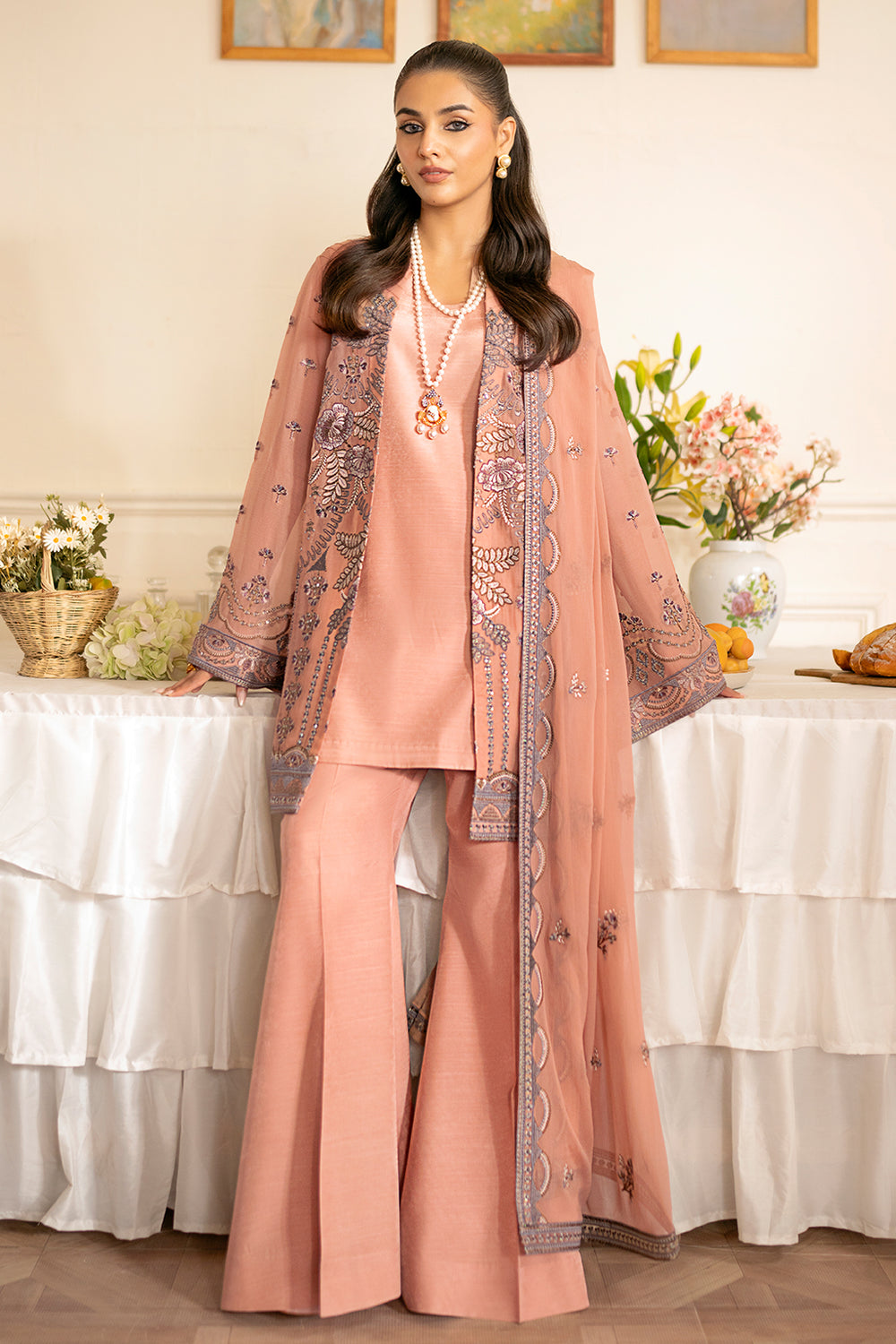 Flossie | Mehrbano by Kuch Khas | ALMA-B - Official Flossie - Agha Fabrics UK