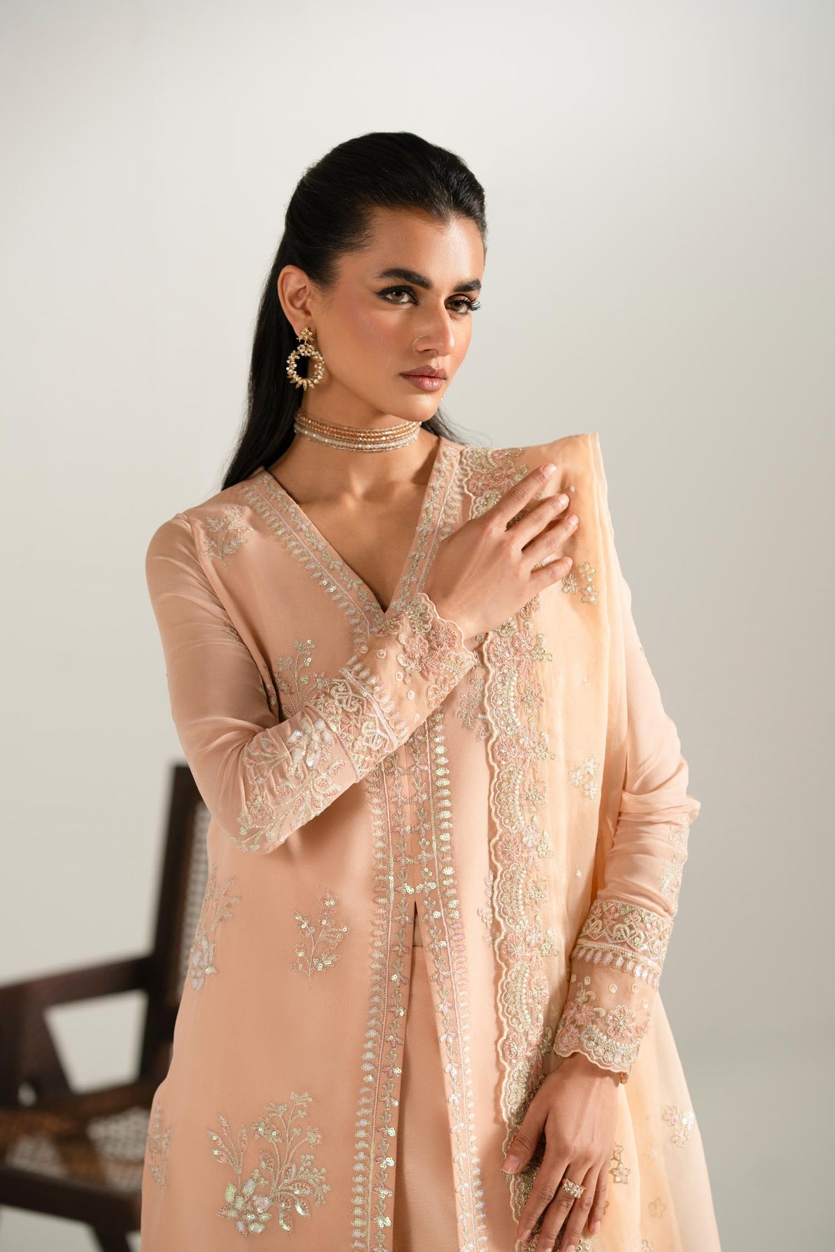 Akbar Aslam | Formal Pret | Zuhra - Official Akbar Aslam - Agha Fabrics UK