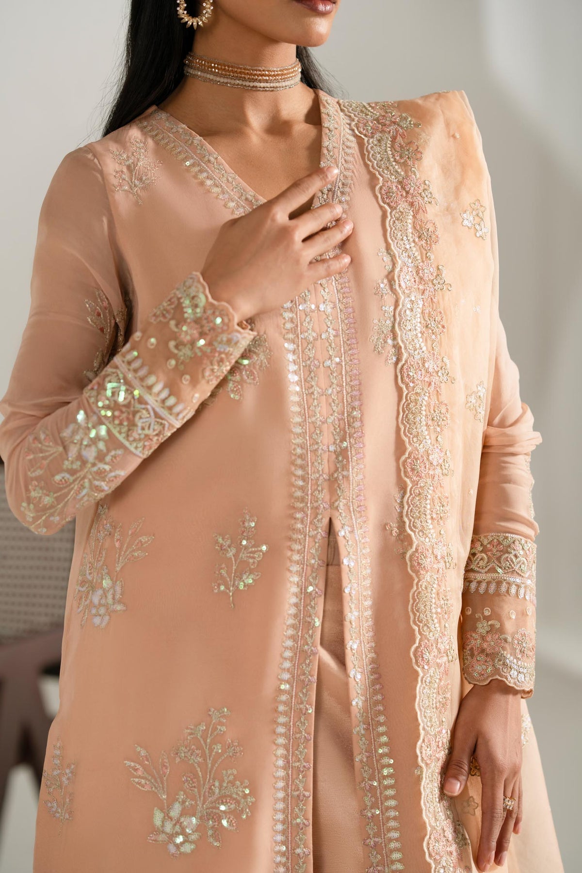 Akbar Aslam | Formal Pret | Zuhra - Official Akbar Aslam - Agha Fabrics UK