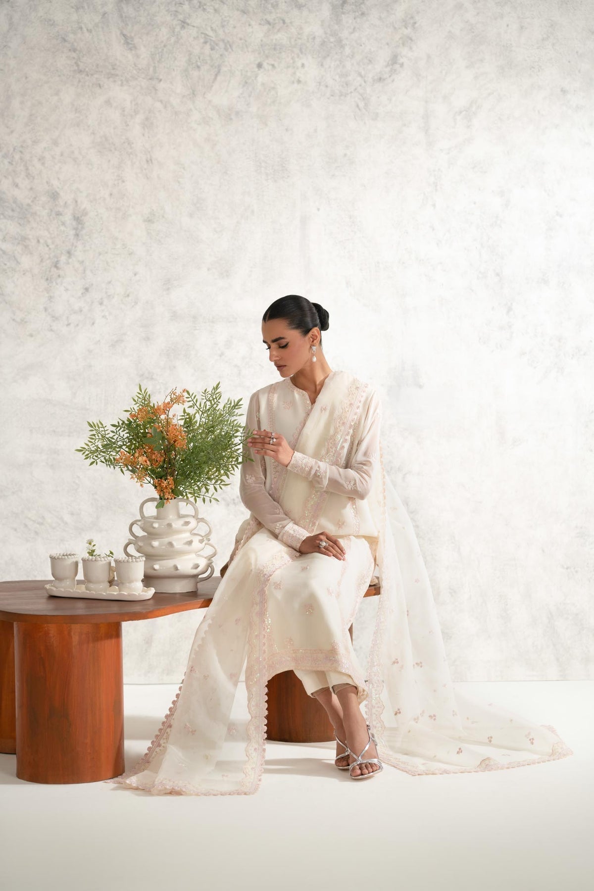 Akbar Aslam | Formal Pret | Mehr - Official Akbar Aslam - Agha Fabrics UK