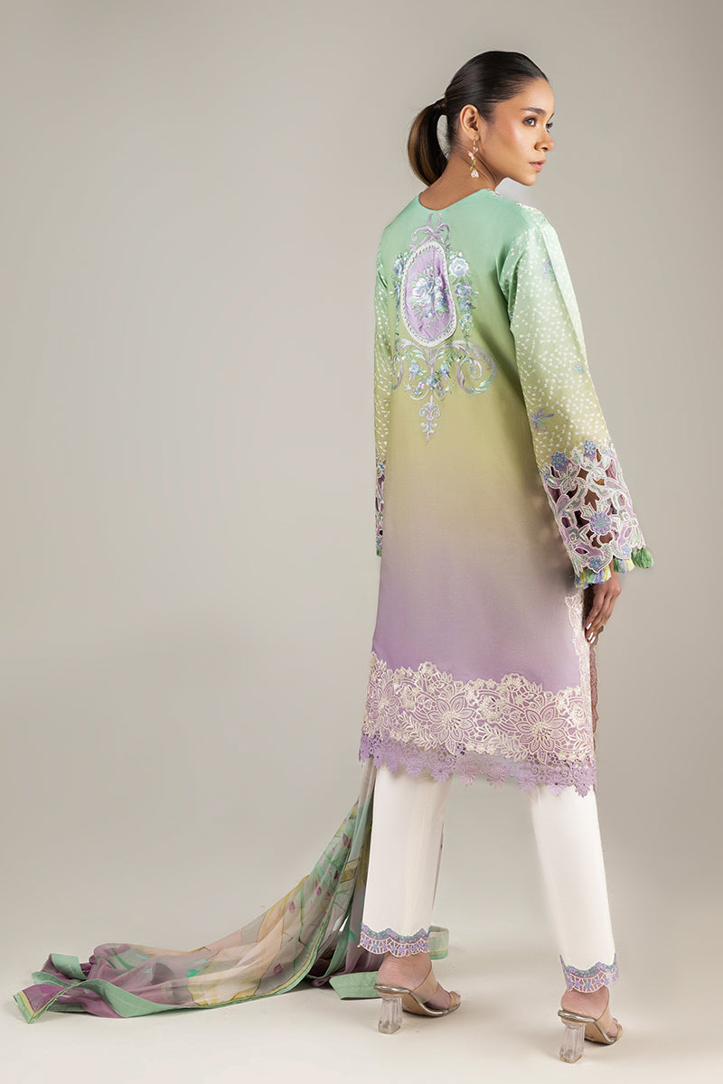 Mushq | Manaram Luxury Lawn 25 | Glittering Grace - Official Mushq - Agha Fabrics UK