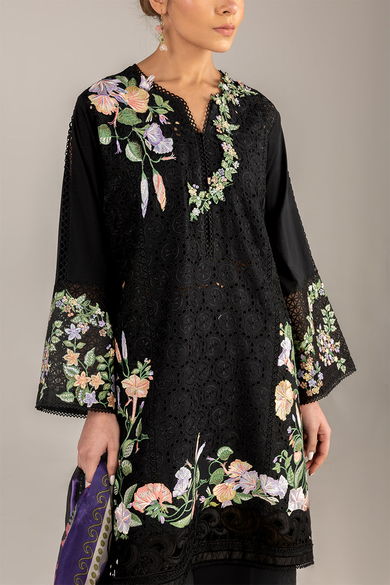 Mushq | Manaram Luxury Lawn 25 | Dazzling Glimmer - Official Mushq - Agha Fabrics UK