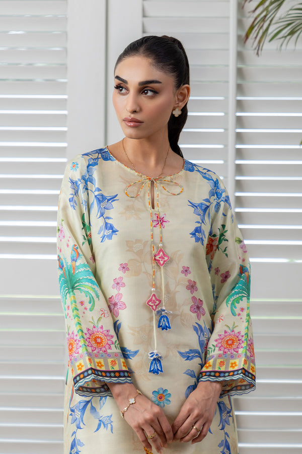 Mina Hassan | Signature Prints | Floral Sundress Kaftan