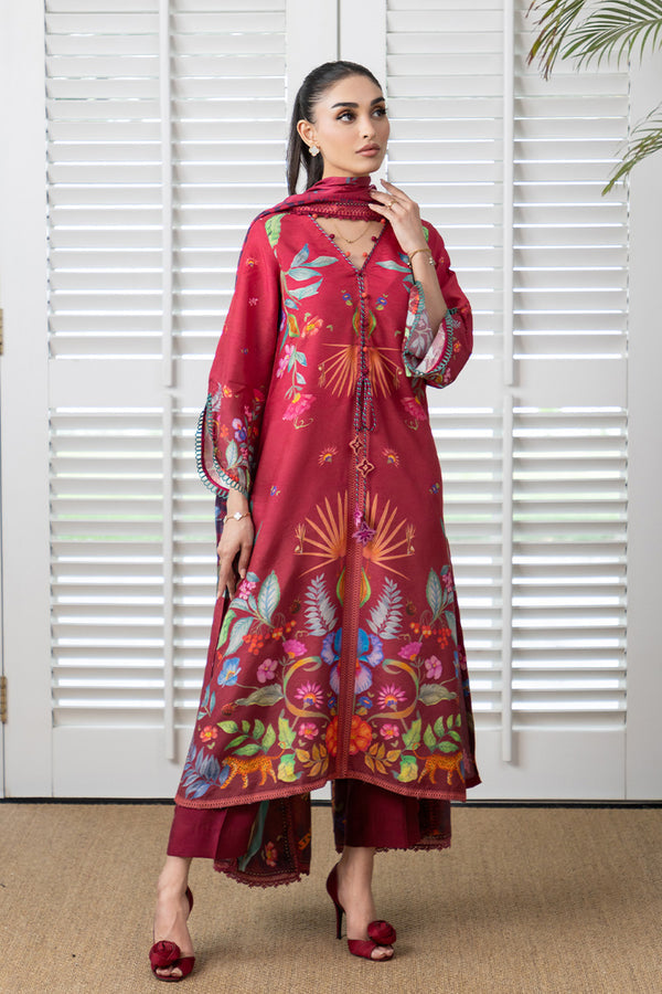 Mina Hassan | Signature Prints | Auric Magenta