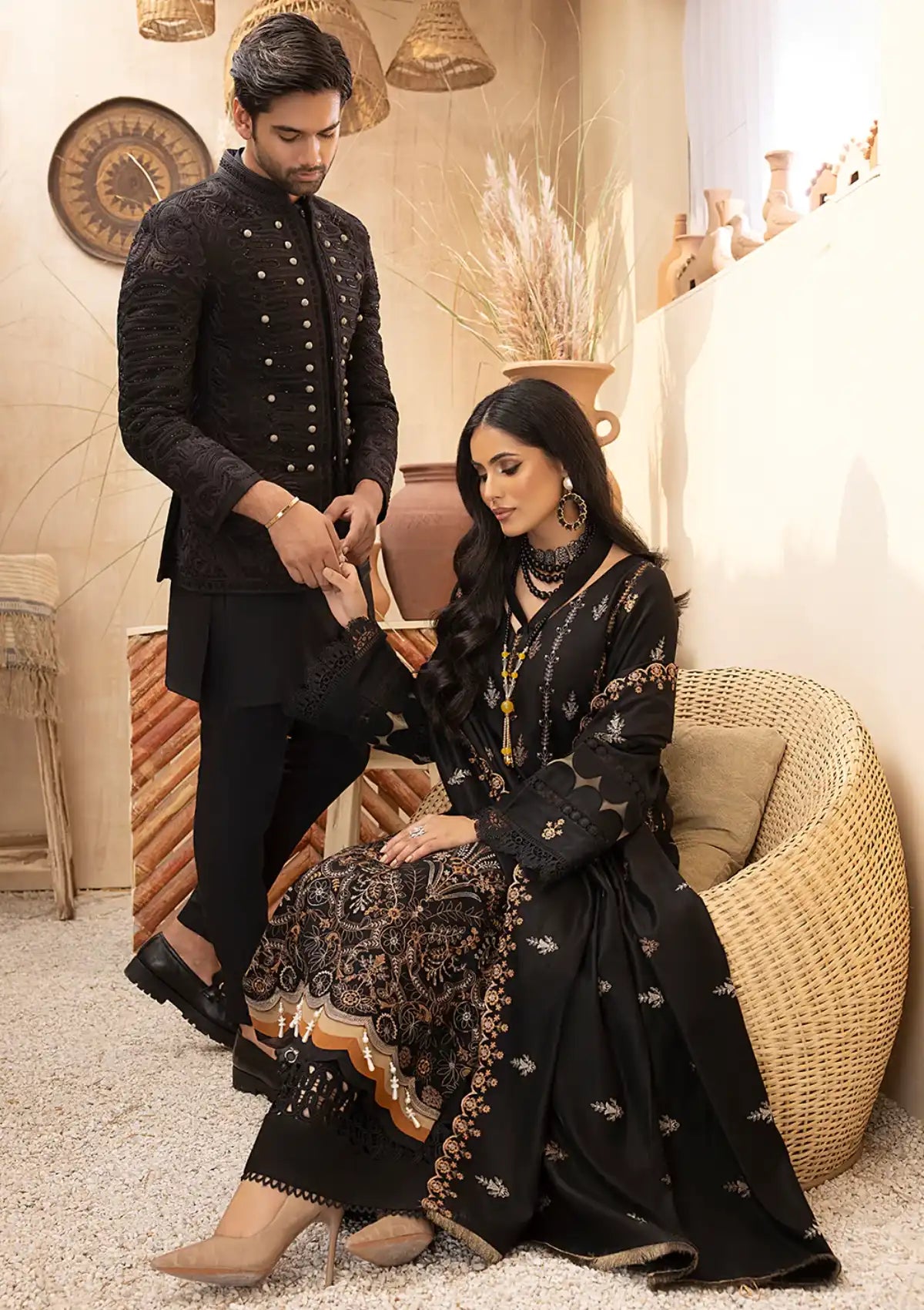 Winter Collection - Mahnur - Mehru - Cashmere Wool - MW#01 - Official Mahnur - Agha Fabrics UK