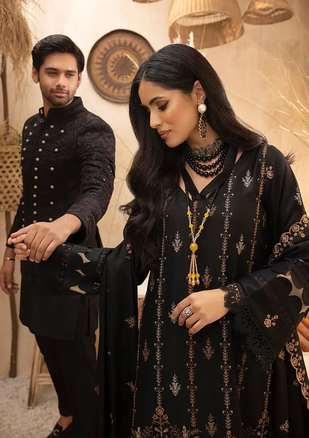 Winter Collection - Mahnur - Mehru - Cashmere Wool - MW#01 - Official Mahnur - Agha Fabrics UK