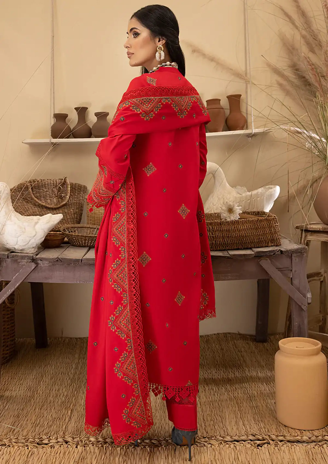 Winter Collection - Mahnur - Mehru - Cashmere Wool - MW#07 - Official Mahnur - Agha Fabrics UK