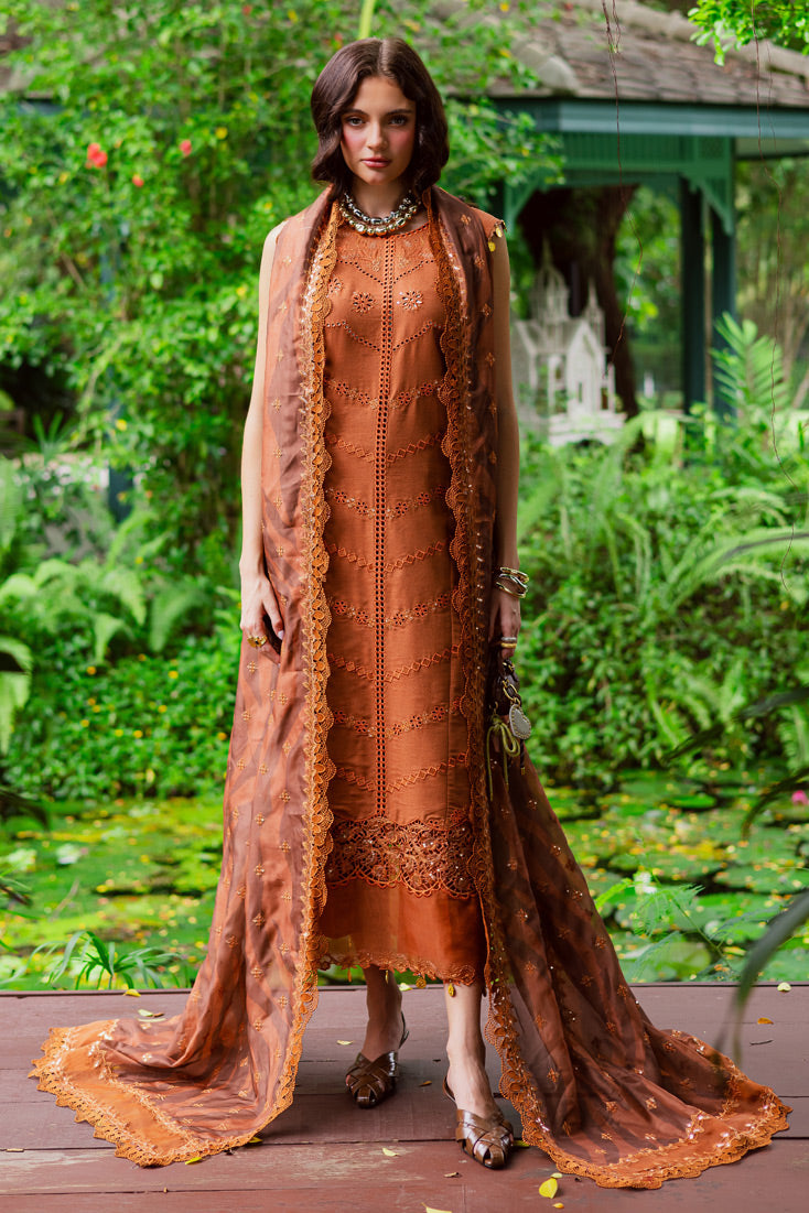 Marjjan | Bella Karandi 25 | MWK-37 A (RUST) - Official Marjjan - Agha Fabrics UK