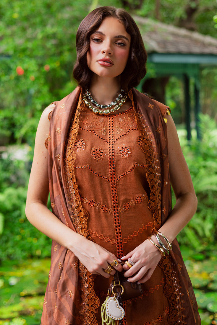 Marjjan | Bella Karandi 25 | MWK-37 A (RUST) - Official Marjjan - Agha Fabrics UK