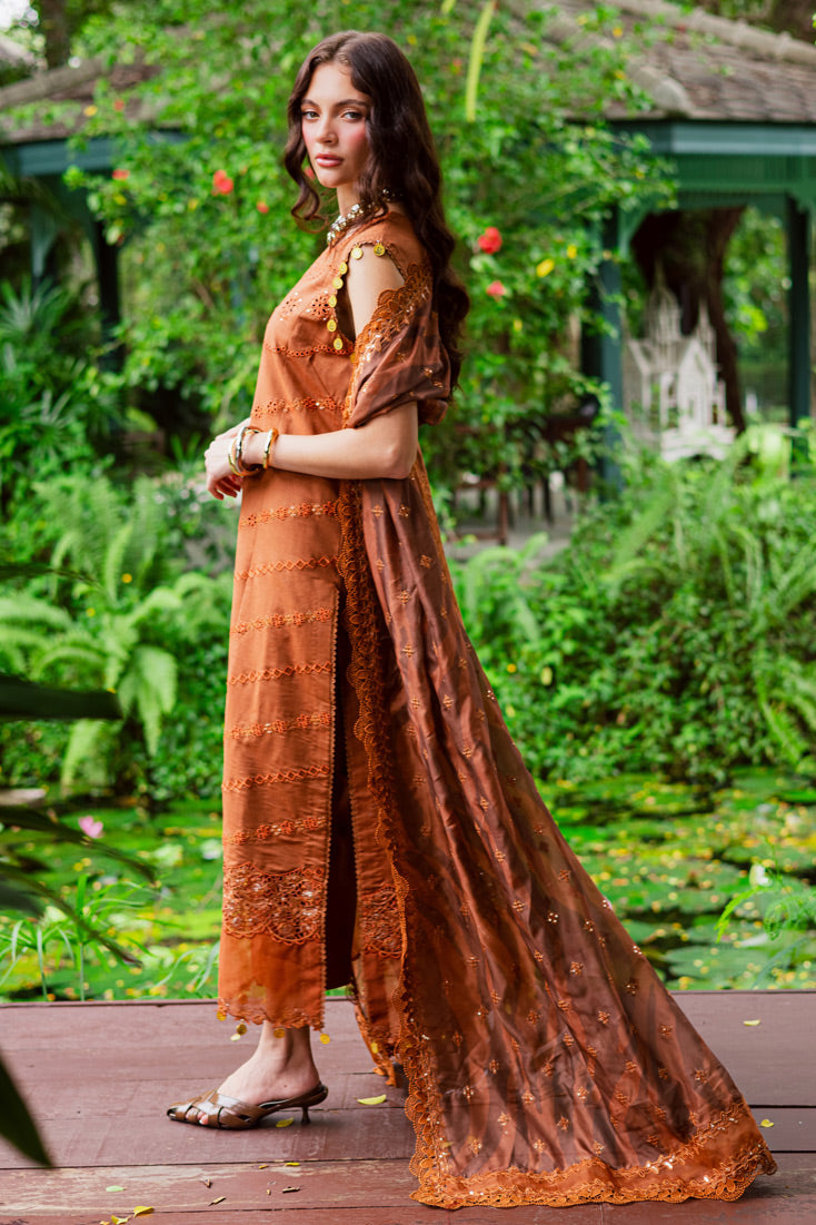 Marjjan | Bella Karandi 25 | MWK-37 A (RUST) - Official Marjjan - Agha Fabrics UK