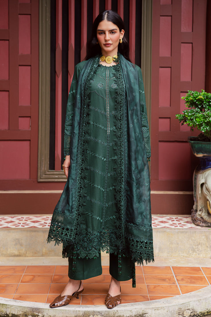 Marjjan | Bella Karandi 25 | MWK-37 B (GREEN) - Official Marjjan - Agha Fabrics UK