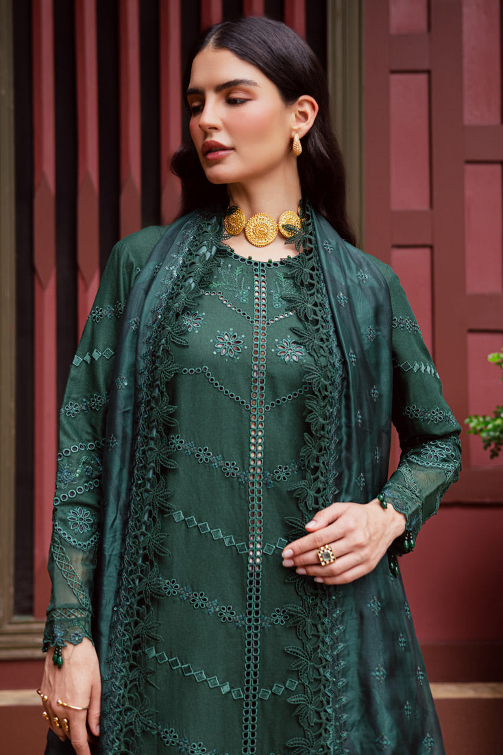 Marjjan | Bella Karandi 25 | MWK-37 B (GREEN) - Official Marjjan - Agha Fabrics UK