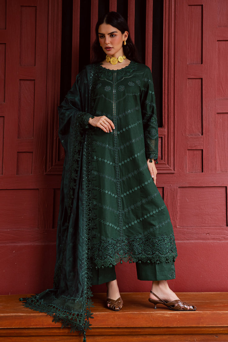 Marjjan | Bella Karandi 25 | MWK-37 B (GREEN) - Official Marjjan - Agha Fabrics UK