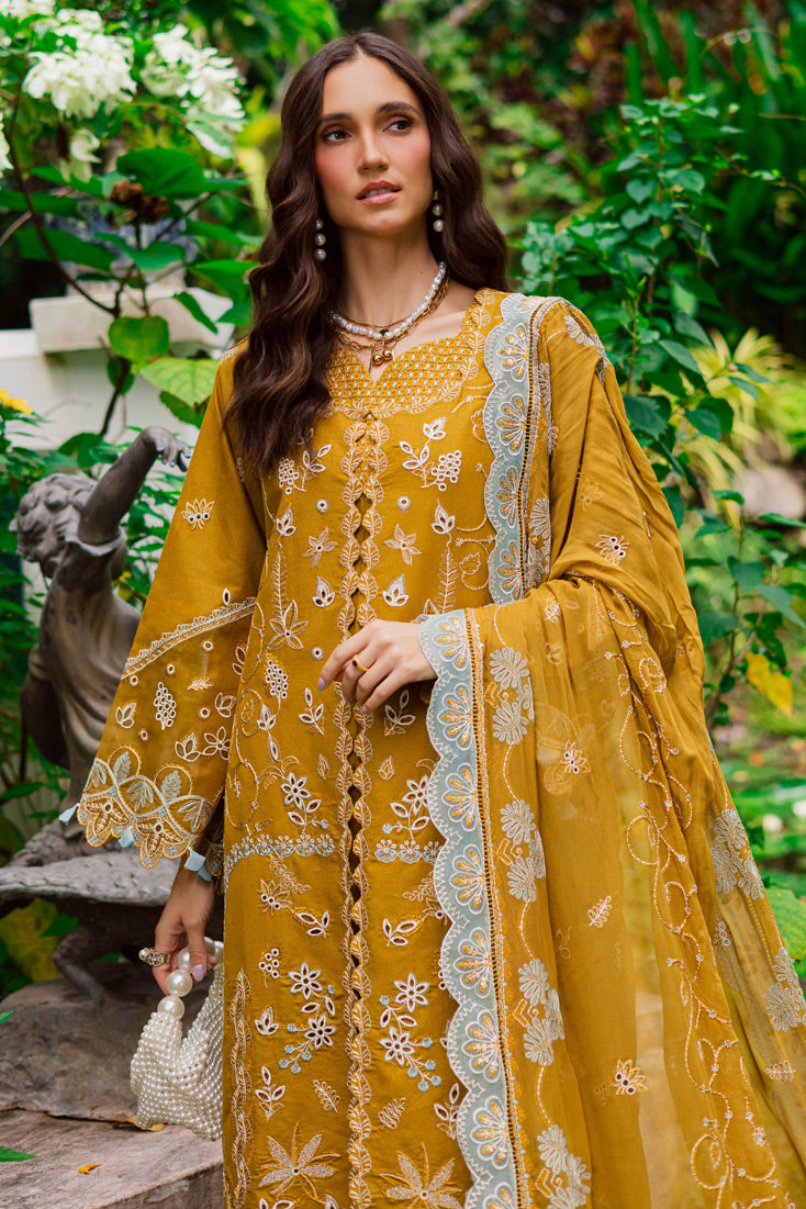 Marjjan | Bella Karandi 25 | MWK-38 A (MUSTARD) - Official Marjjan - Agha Fabrics UK