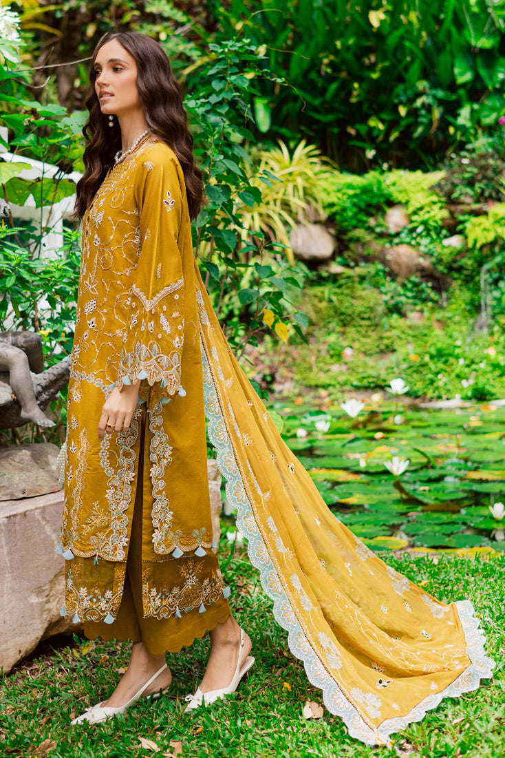 Marjjan | Bella Karandi 25 | MWK-38 A (MUSTARD) - Official Marjjan - Agha Fabrics UK