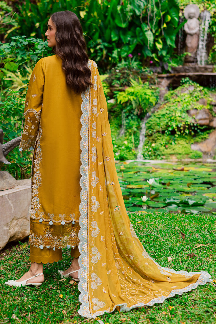 Marjjan | Bella Karandi 25 | MWK-38 A (MUSTARD) - Official Marjjan - Agha Fabrics UK