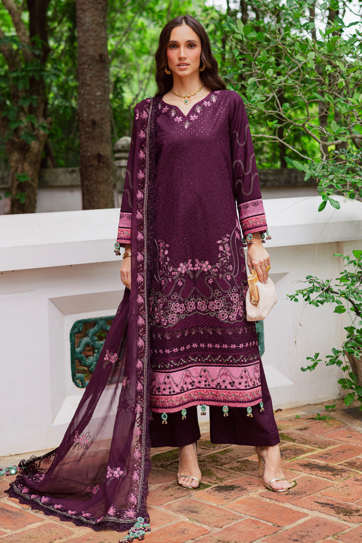 Marjjan | Bella Karandi 25 | MWK-42 B (MAGENTA) - Official Marjjan - Agha Fabrics UK
