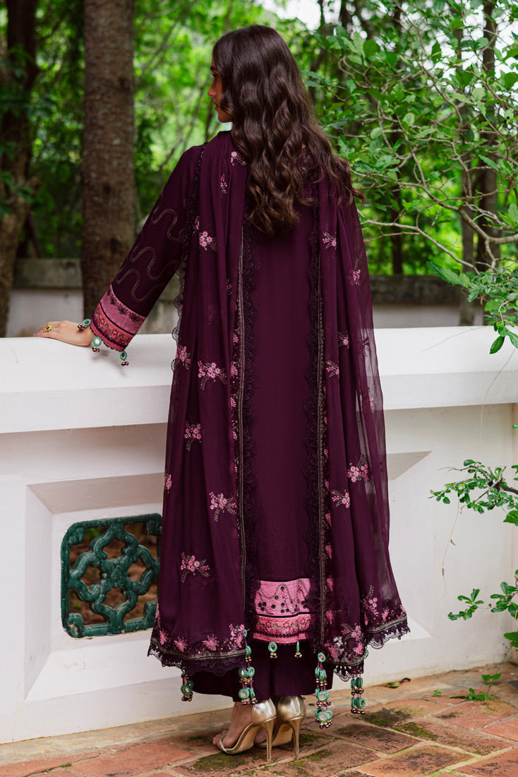 Marjjan | Bella Karandi 25 | MWK-42 B (MAGENTA) - Official Marjjan - Agha Fabrics UK