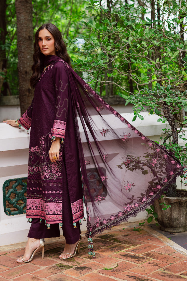 Marjjan | Bella Karandi 25 | MWK-42 B (MAGENTA) - Official Marjjan - Agha Fabrics UK