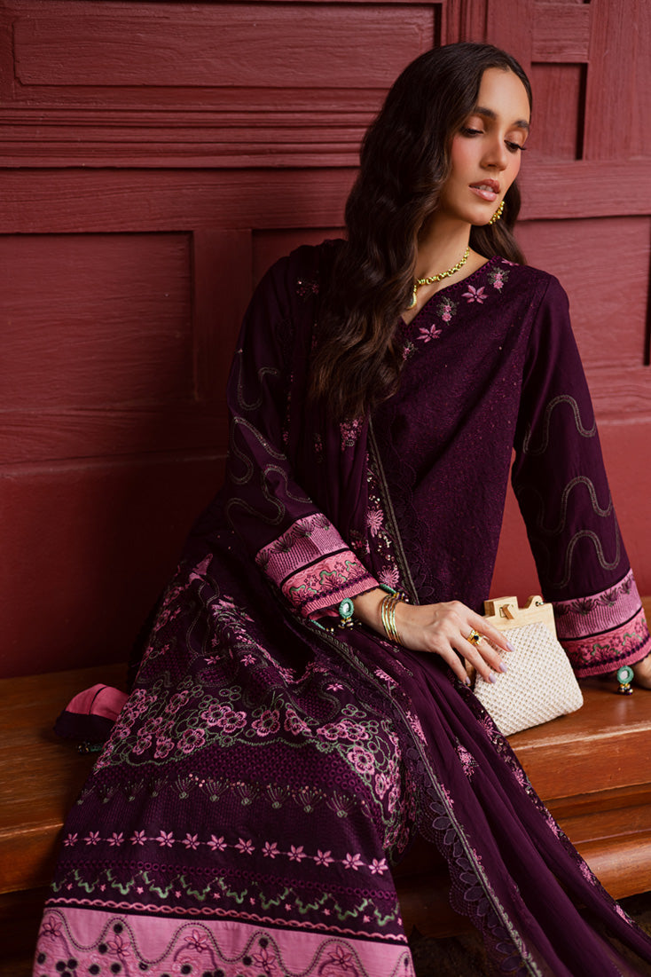 Marjjan | Bella Karandi 25 | MWK-42 B (MAGENTA) - Official Marjjan - Agha Fabrics UK