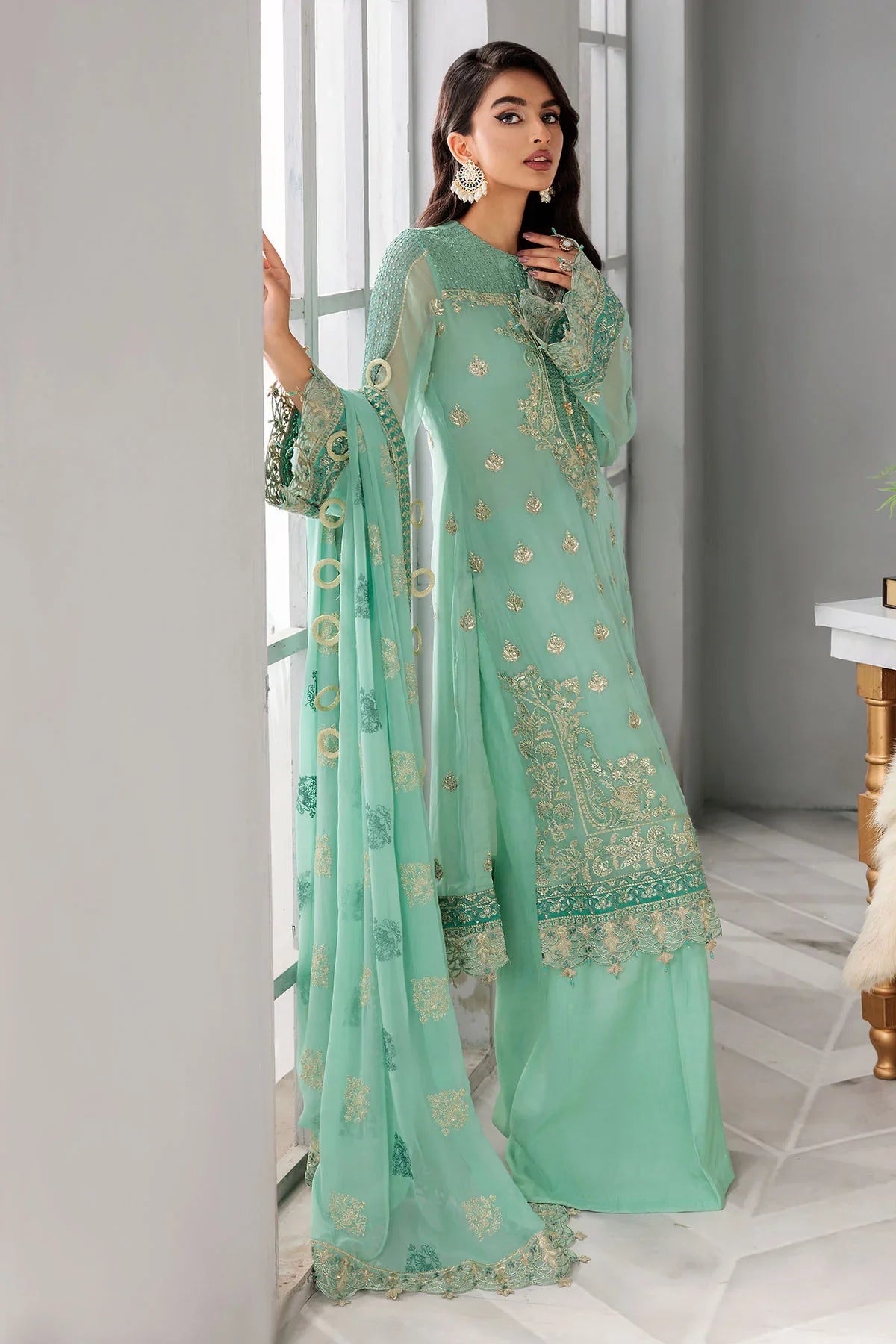 Motifz | Premium Embroidered Formals 24 | 3396 - Official Motifz - Agha Fabrics UK