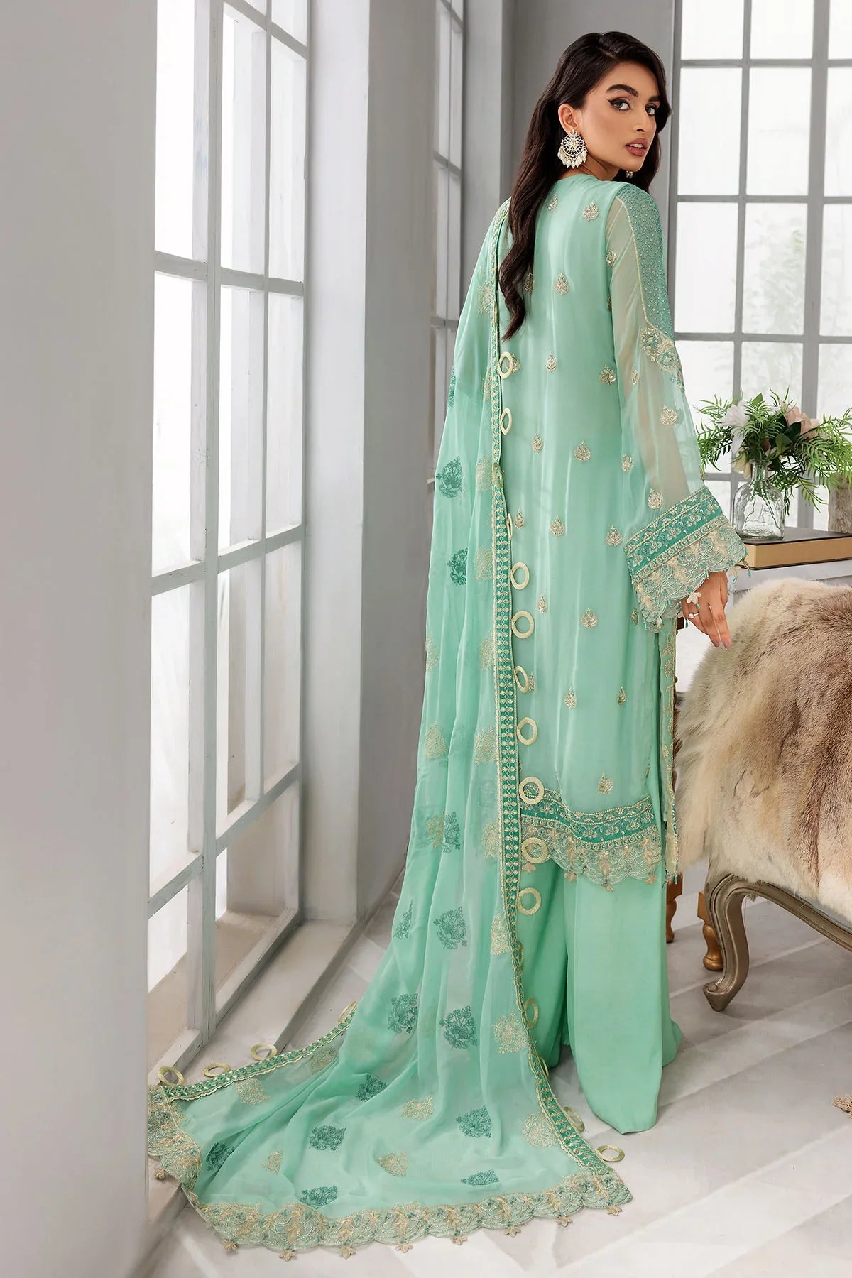 Motifz | Premium Embroidered Formals 24 | 3396 - Official Motifz - Agha Fabrics UK