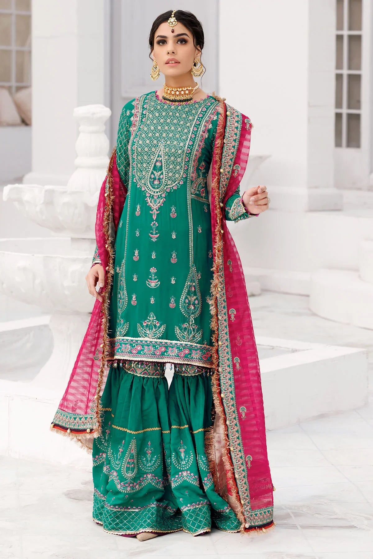 Motifz | Premium Embroidered Formals 24 | 3465 - Official Motifz - Agha Fabrics UK