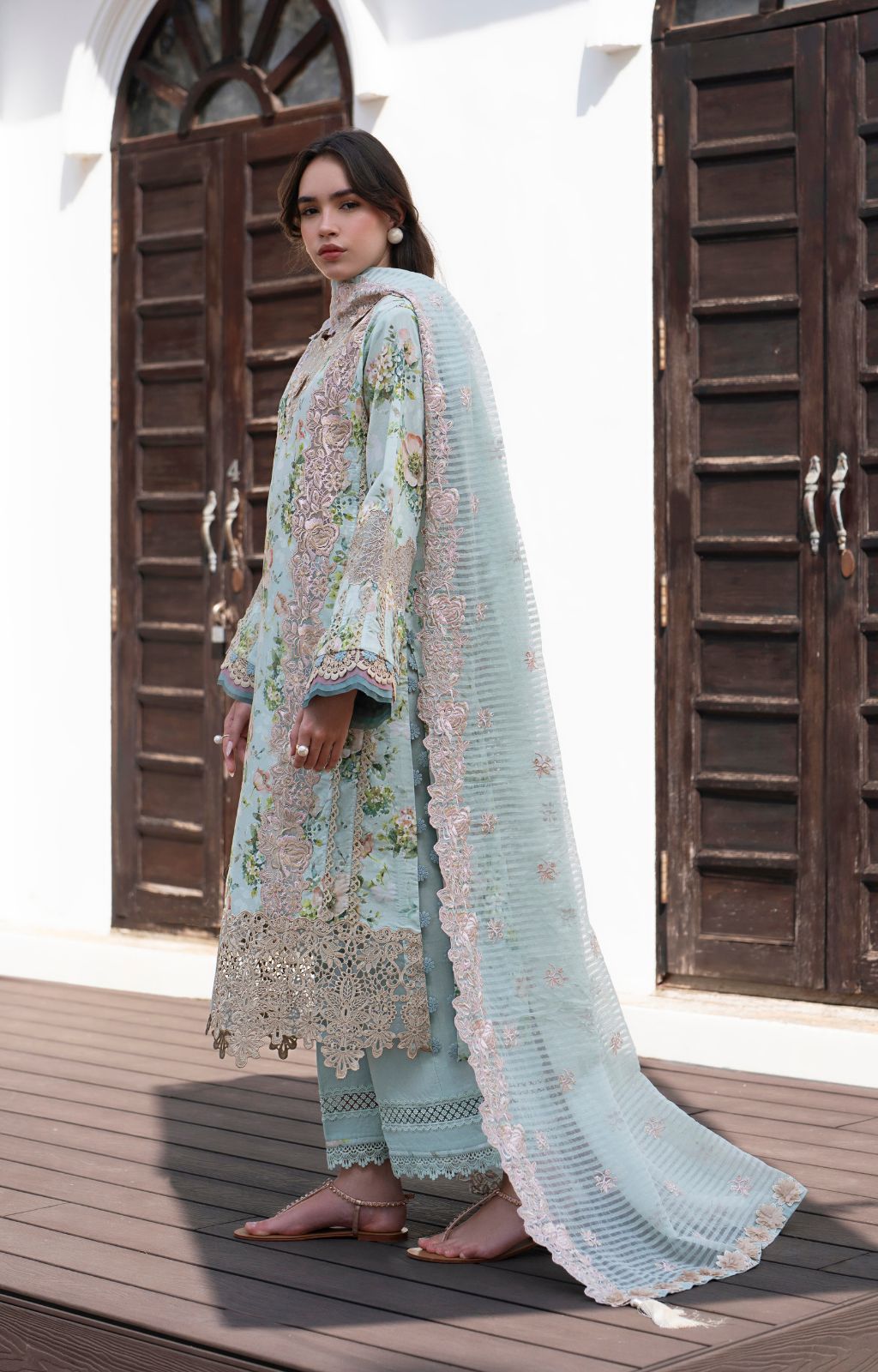 AJR Couture | Printakari Lawn 25 | Myrtle - Official AJR Couture - Agha Fabrics UK