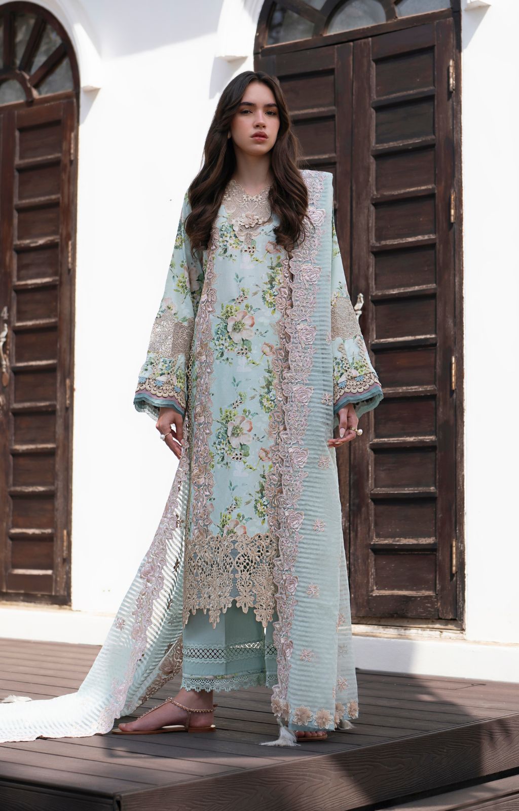 AJR Couture | Printakari Lawn 25 | Myrtle - Official AJR Couture - Agha Fabrics UK