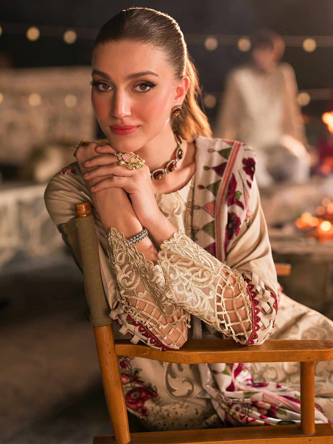 Mahnur | Nazakat Luxury Winter | KIVA - Official Mahgul - Agha Fabrics UK