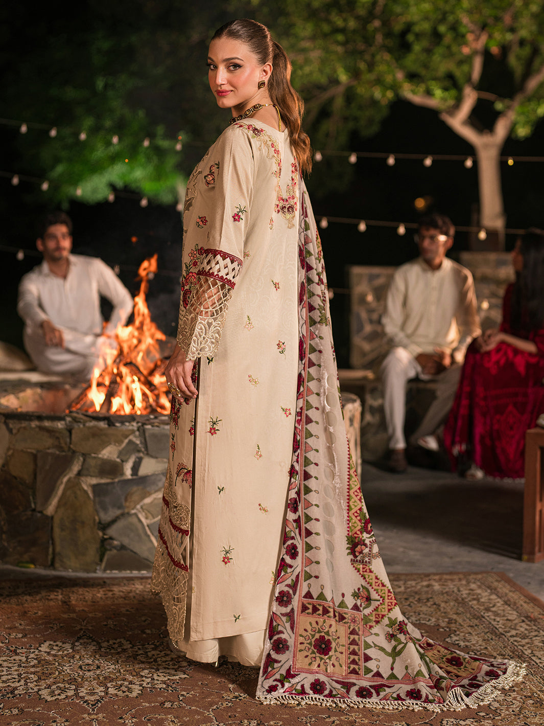 Mahnur | Nazakat Luxury Winter | KIVA - Official Mahgul - Agha Fabrics UK