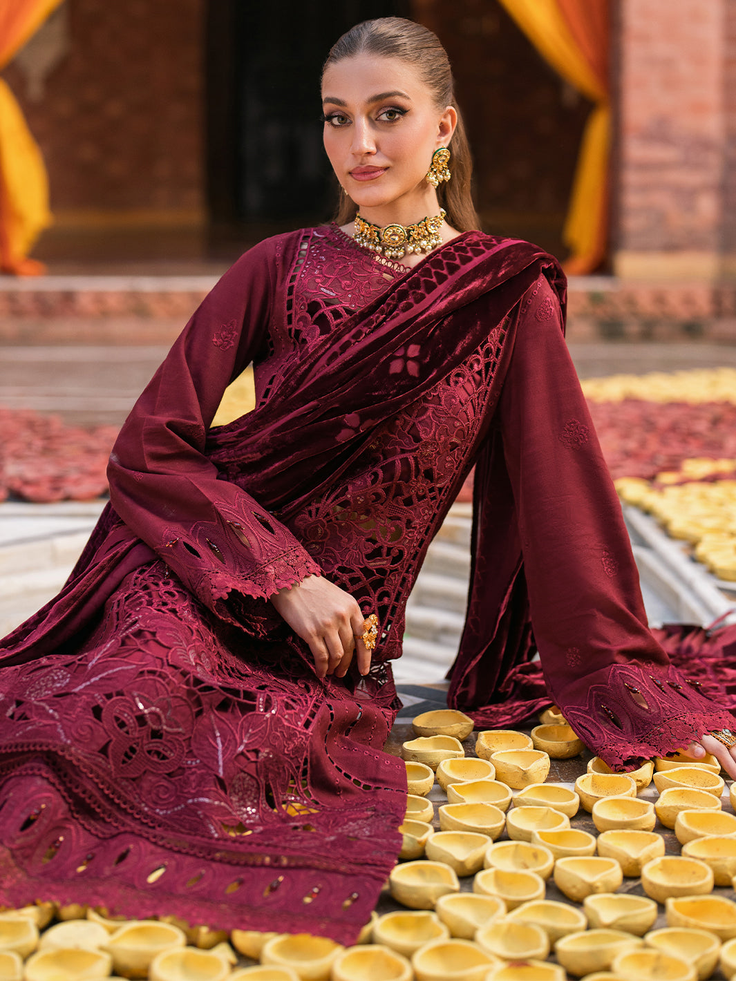 Mahnur | Nazakat Luxury Winter | REINA - Official Mahnur - Agha Fabrics UK