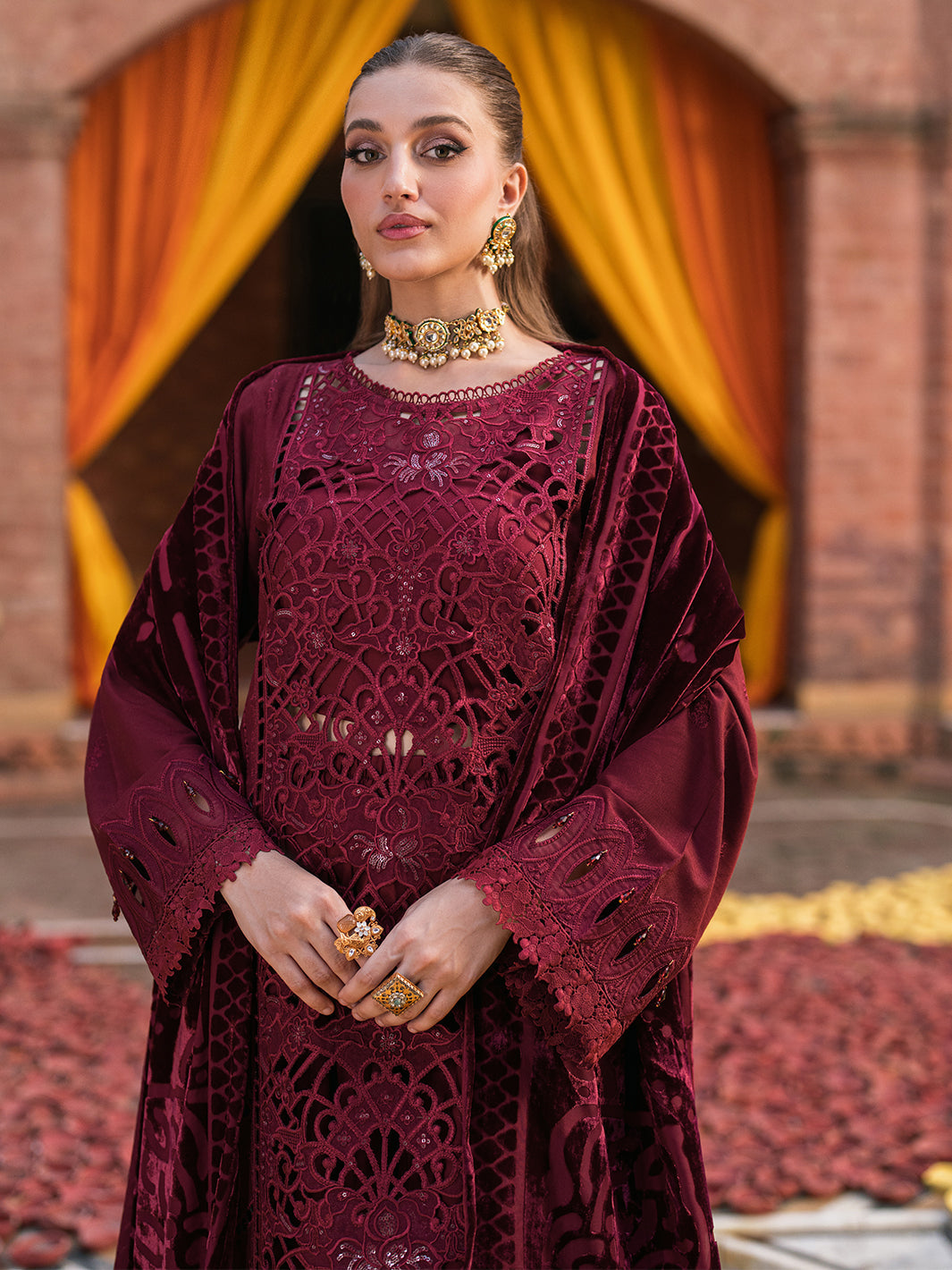 Mahnur | Nazakat Luxury Winter | REINA - Official Mahnur - Agha Fabrics UK