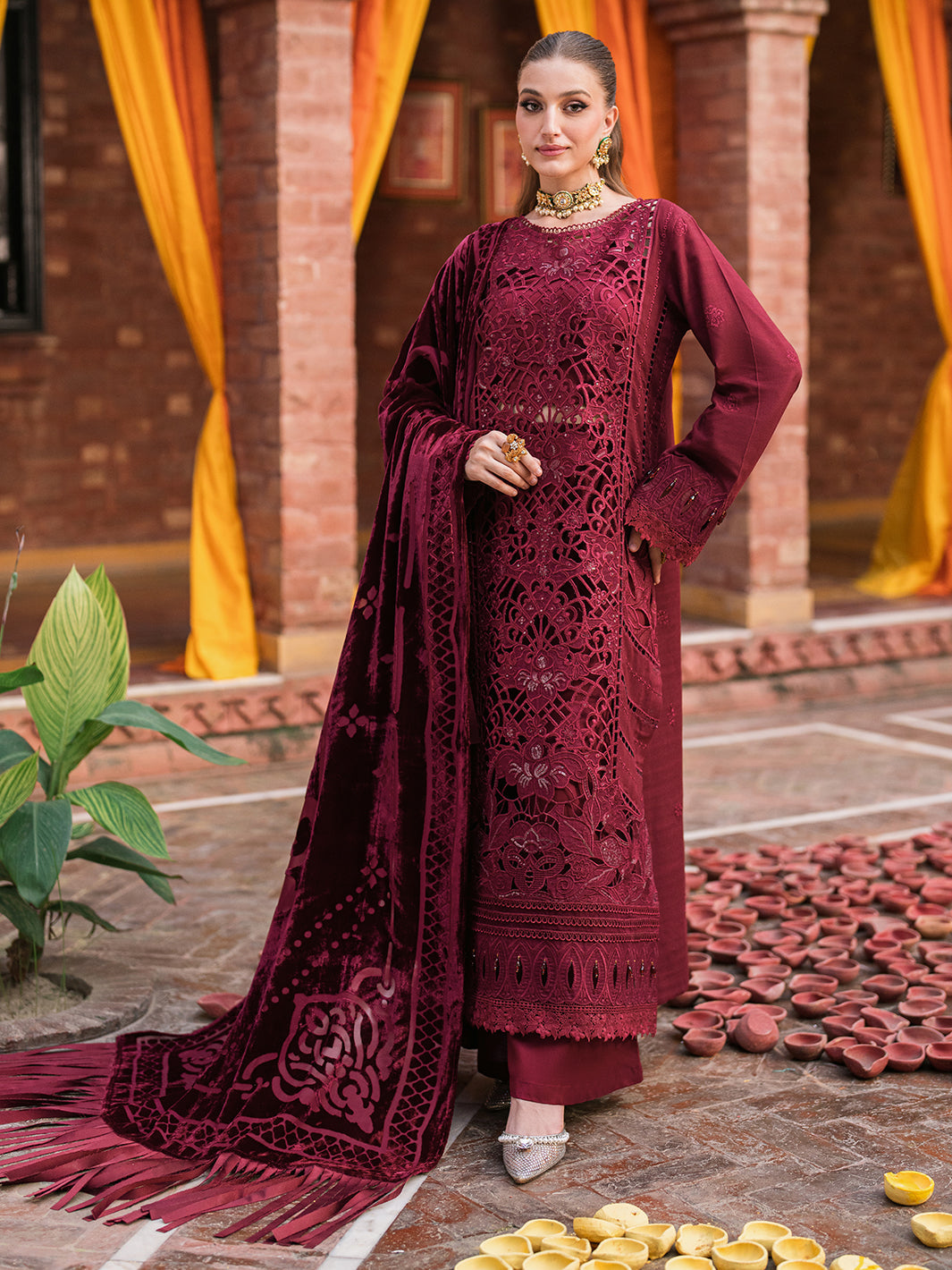 Mahnur | Nazakat Luxury Winter | REINA - Official Mahnur - Agha Fabrics UK