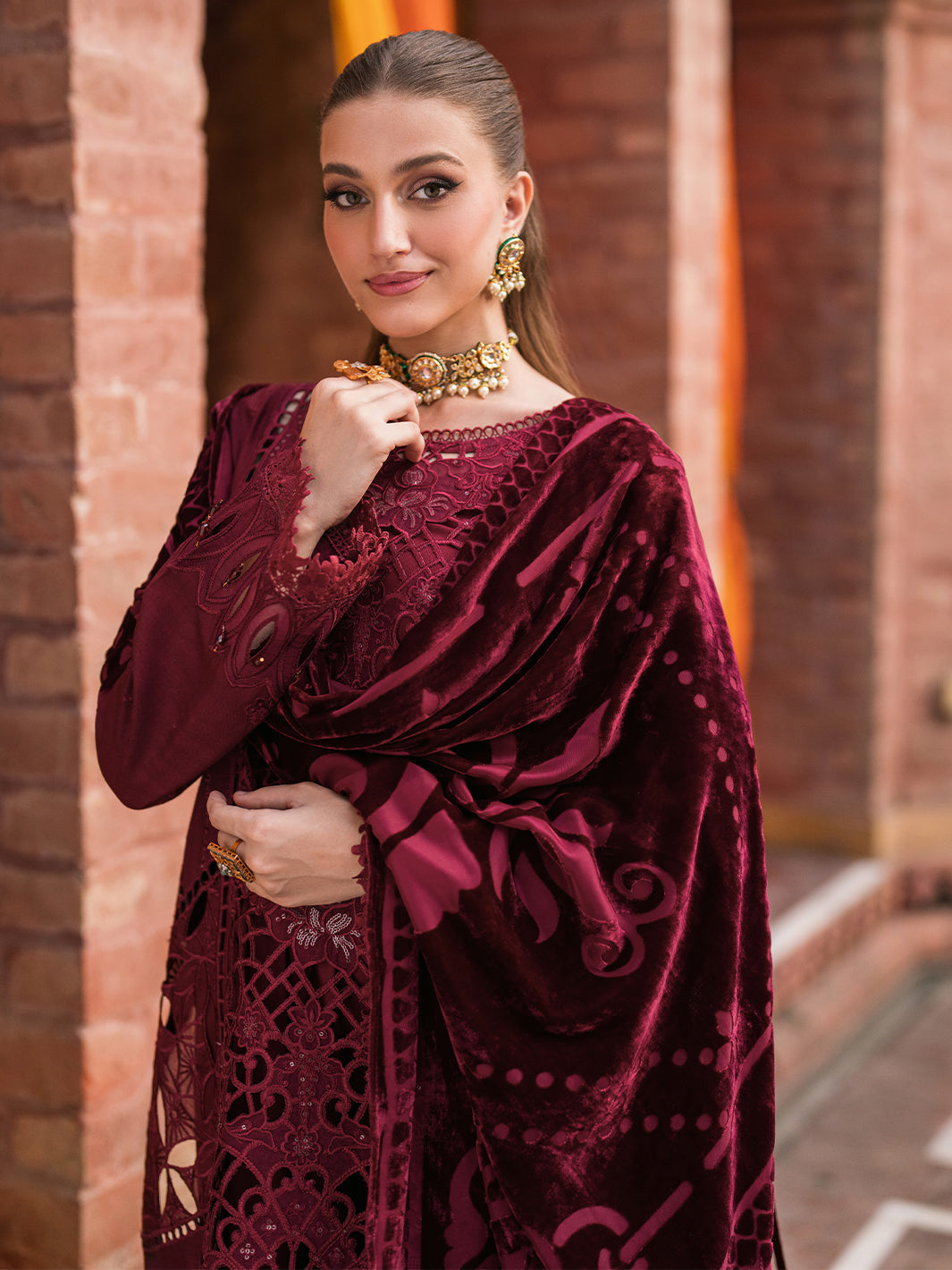 Mahnur | Nazakat Luxury Winter | REINA - Official Mahnur - Agha Fabrics UK