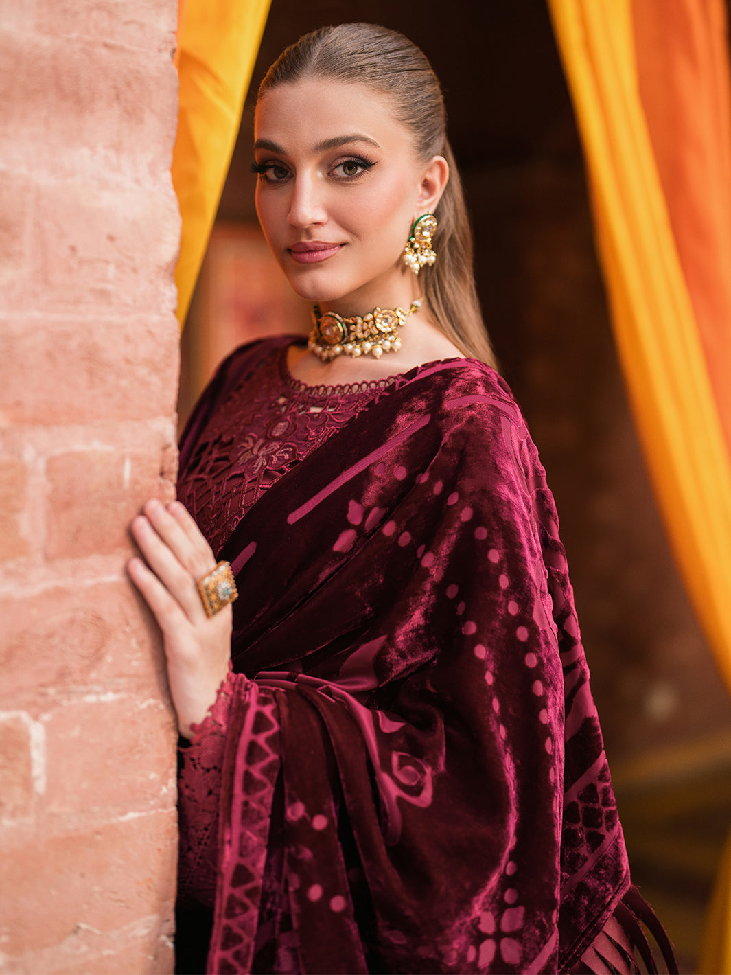 Mahnur | Nazakat Luxury Winter | REINA - Official Mahnur - Agha Fabrics UK