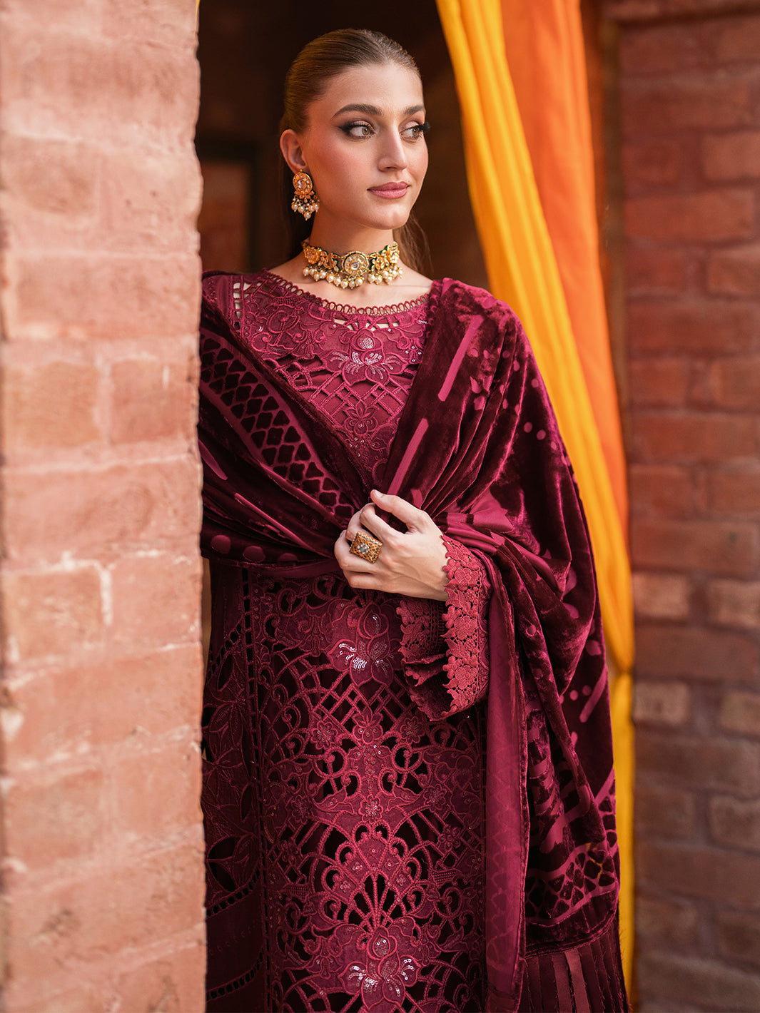 Mahnur | Nazakat Luxury Winter | REINA - Official Mahnur - Agha Fabrics UK