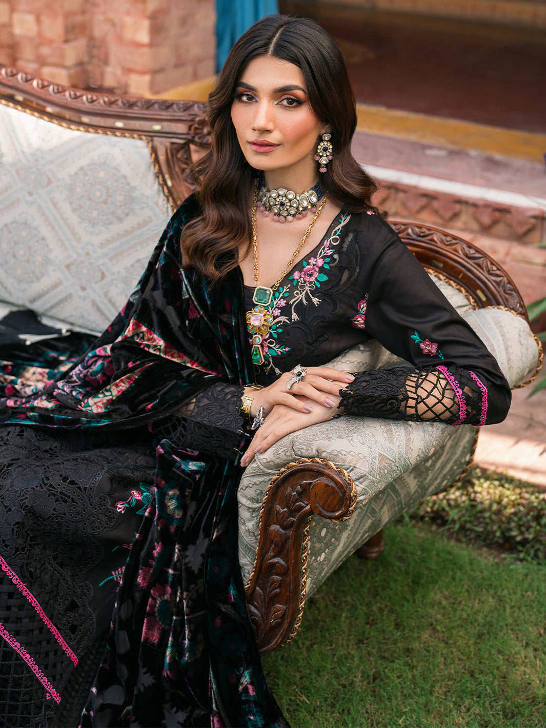 Mahnur | Nazakat Luxury Winter | TALIA - Official Mahnur - Agha Fabrics UK