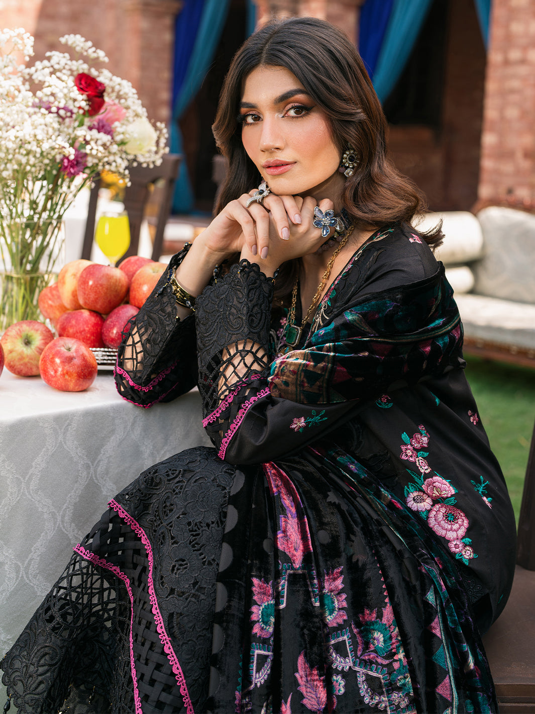 Mahnur | Nazakat Luxury Winter | TALIA - Official Mahnur - Agha Fabrics UK