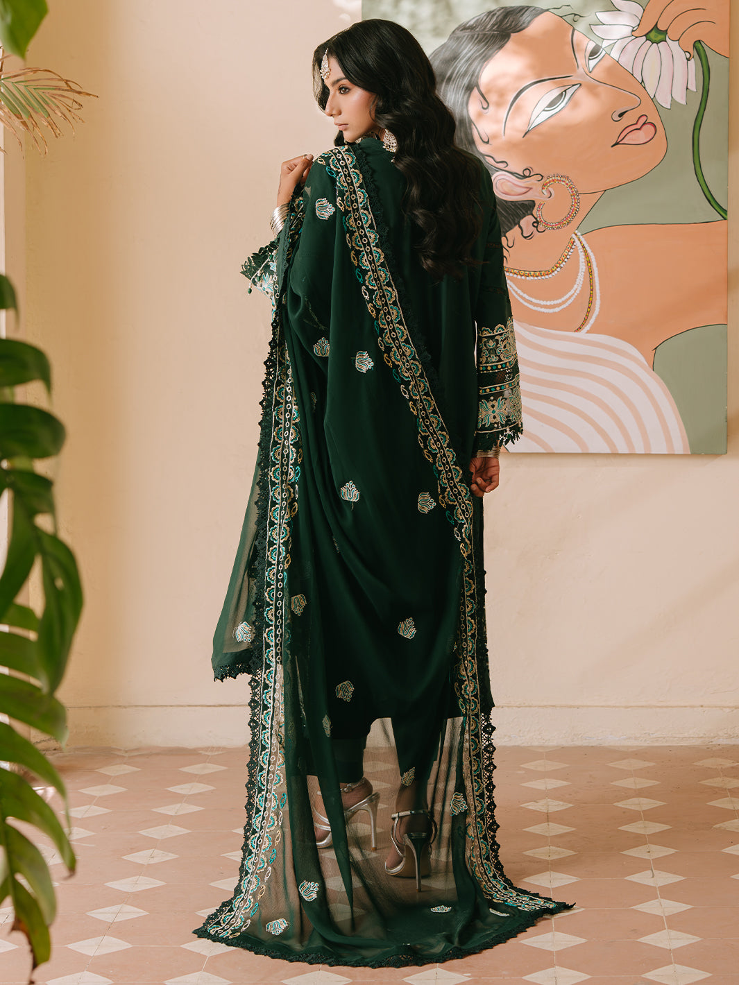 Mahnur | Shanaya Luxury Lawn 25 | Siyahgul