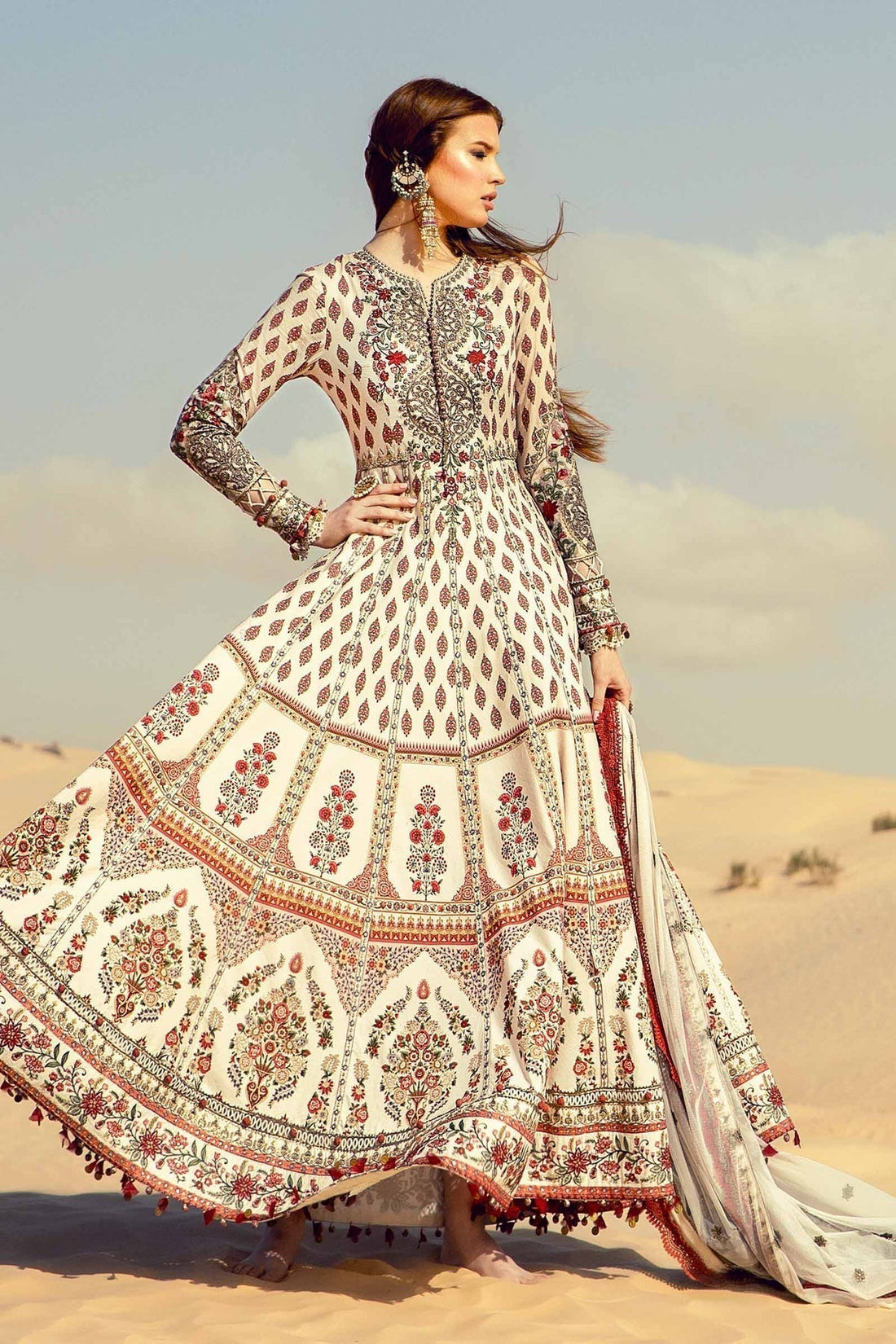 Maria B | Voyage a' Luxe Lawn | D-2413-A -  Maria B Luxury -  Agha Fabrics
