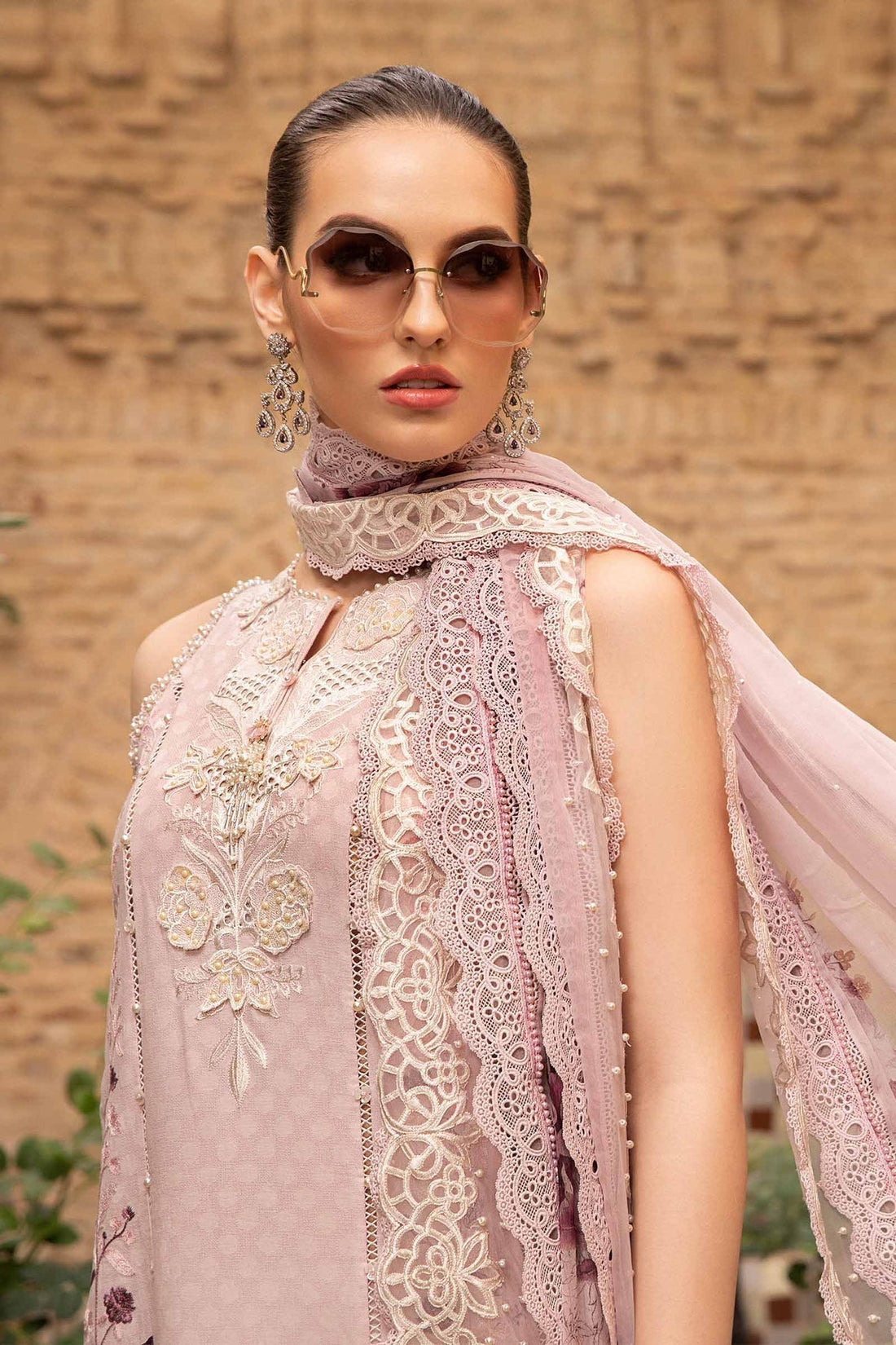 Maria B | Voyage a' Luxe Lawn | D-2414-A -  Maria B Luxury -  Agha Fabrics