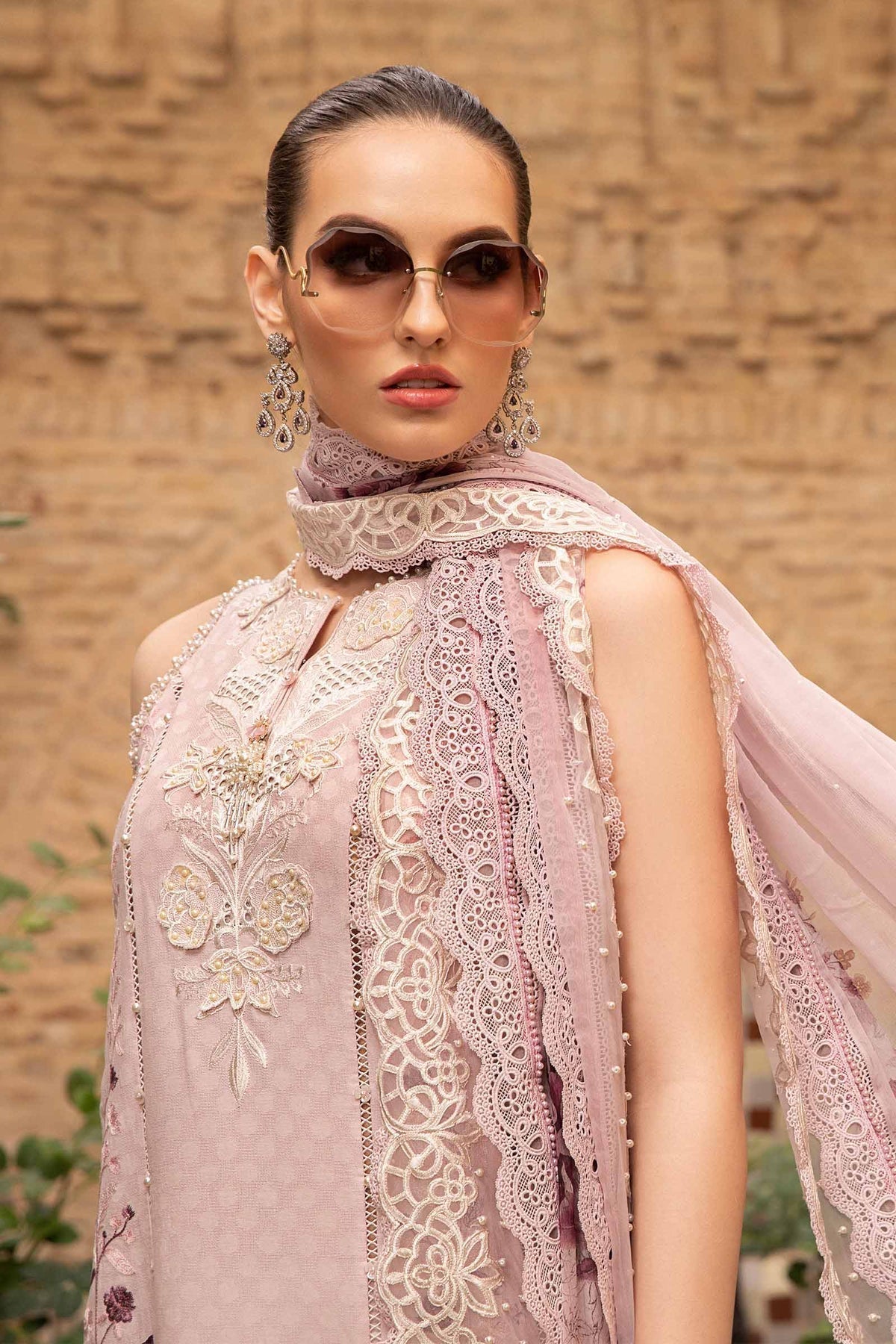 Maria B | Voyage a' Luxe Lawn | D-2414-A -  Maria B Luxury -  Agha Fabrics